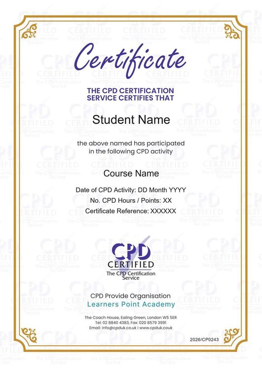 CPD Certification